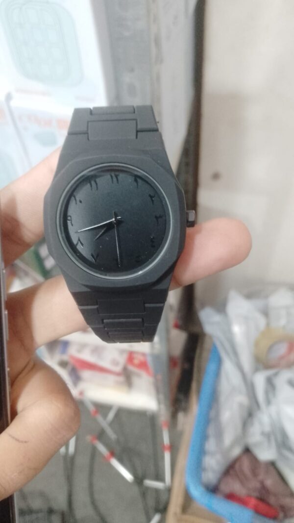 Full BLACK AURA Quartz Watch