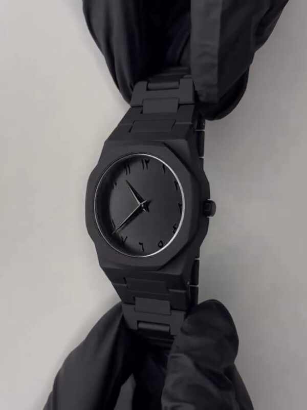 Full BLACK AURA Quartz Watch2