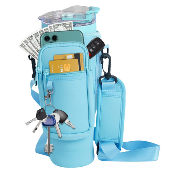 Water Bottle Carrier Bag with Phone Pocket5