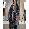 Midnight Rose Luxury Lawn Suit By Stylesparrow 10 Midnight rose luxury lawn suit front