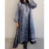 Captivating Slate Grey Heritage Unstitched Lawn Suit 5 Slate grey heritage unstitched lawn suit front