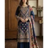 Exquisite Midnight Bloom – Embroidered Lawn 3 Piece Unstitched Suit | Stylesparrow 14 Embroidered lawn 3 piece unstitched suit front